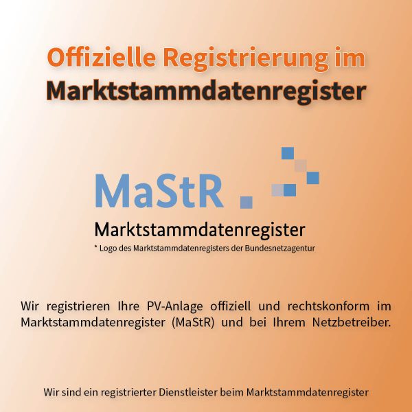 Registrierung im Marktstammdatenregister