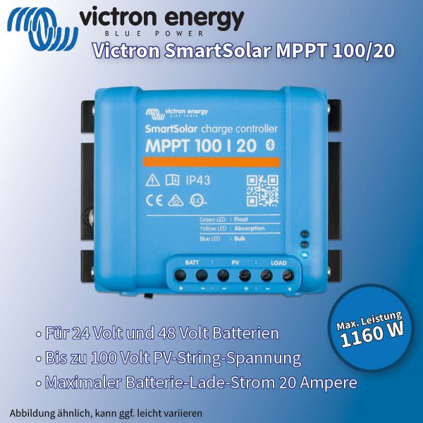 Victron SmartSolar MPPT 100/20