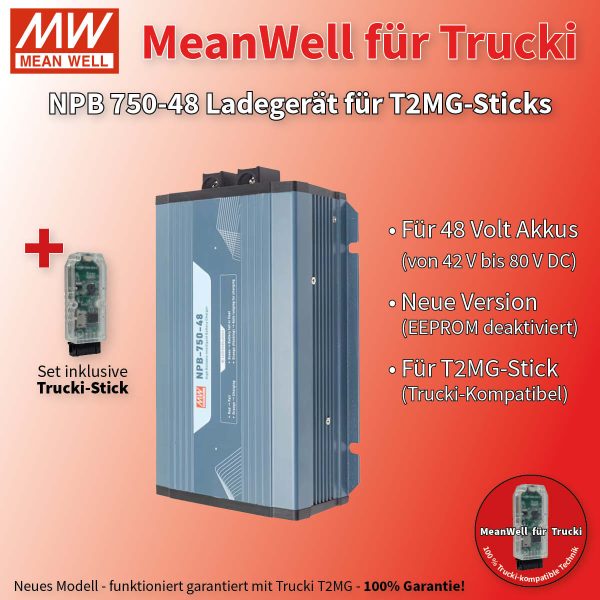 Mean Well NPB 750-48 mit Trucki